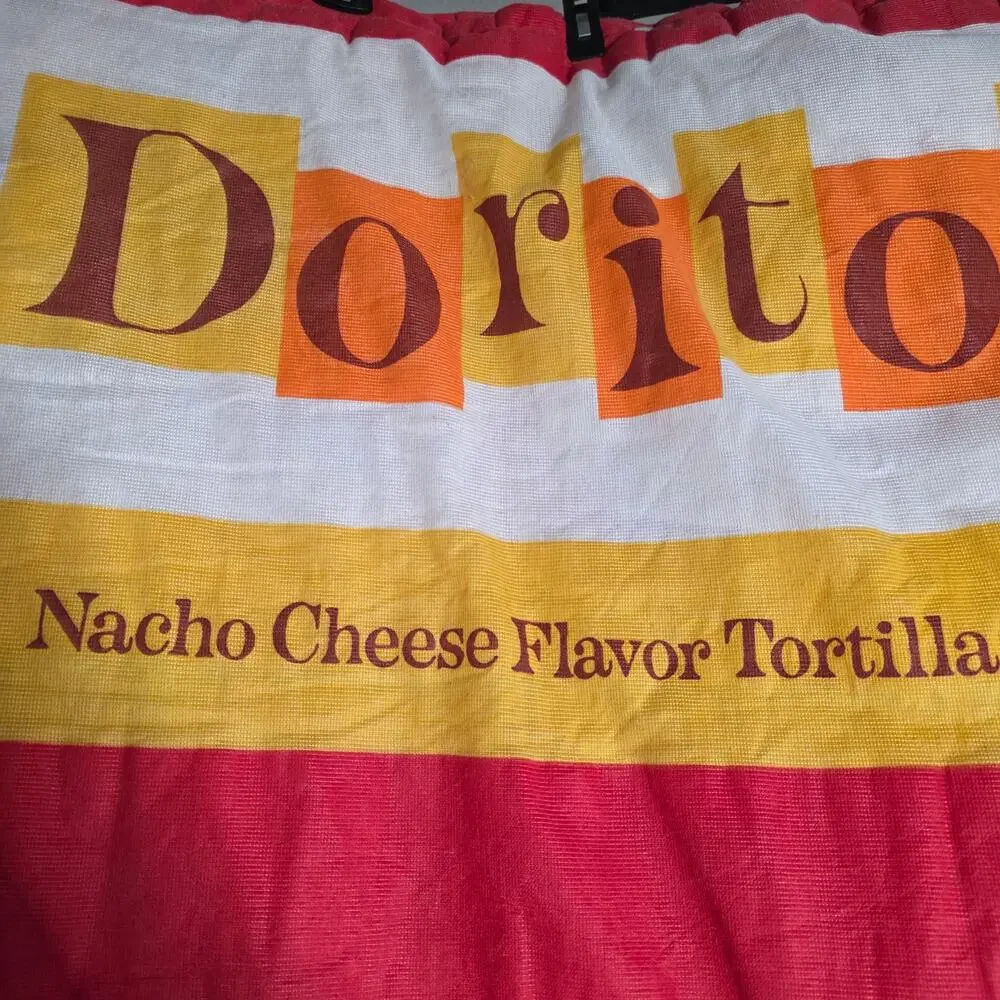 Vintage 1980s Doritos Frito-Lay Promo Sleeping Bag Wenzel Nacho Cheese Graphic